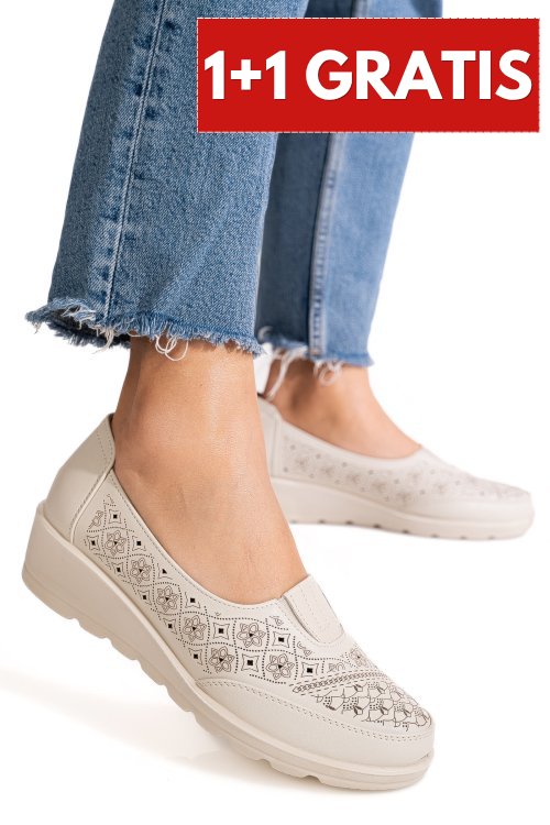 Espadrile beige hsp56