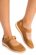 PANTOFI CAMEL PIELE NATURALA ASPN2859