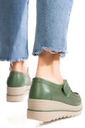 MOCASINI GREEN PIELE NATURALA 1SP151