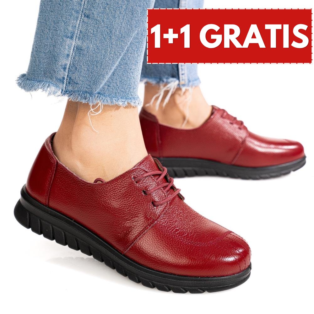 Pantofi de Toamna din Piele Naturala