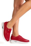 PANTOFI SPORT ROSII PIELE NATURALA ASP096