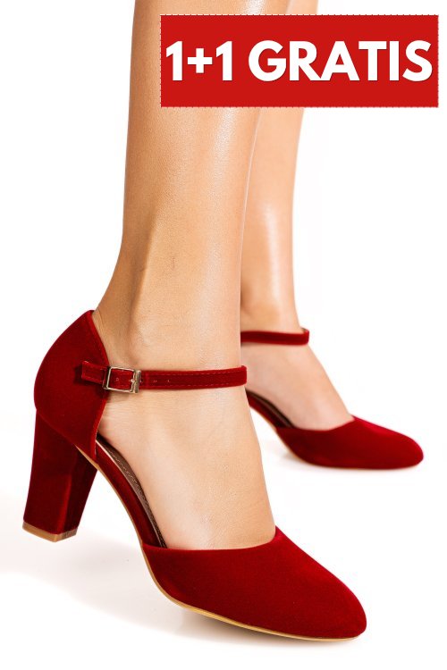 Pantofi red suede 3sp362