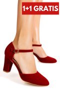 PANTOFI RED SUEDE 3SP362