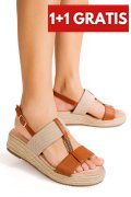 SANDALE CAMEL TSPH258
