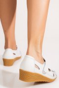 PANTOFI ALBI PIELE NATURALA 5SPQ20