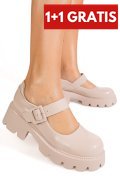 PANTOFI NUDE SHINING LSPU32
