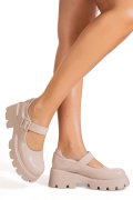 PANTOFI NUDE SHINING LSPU32