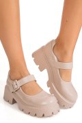 PANTOFI NUDE SHINING LSPU32
