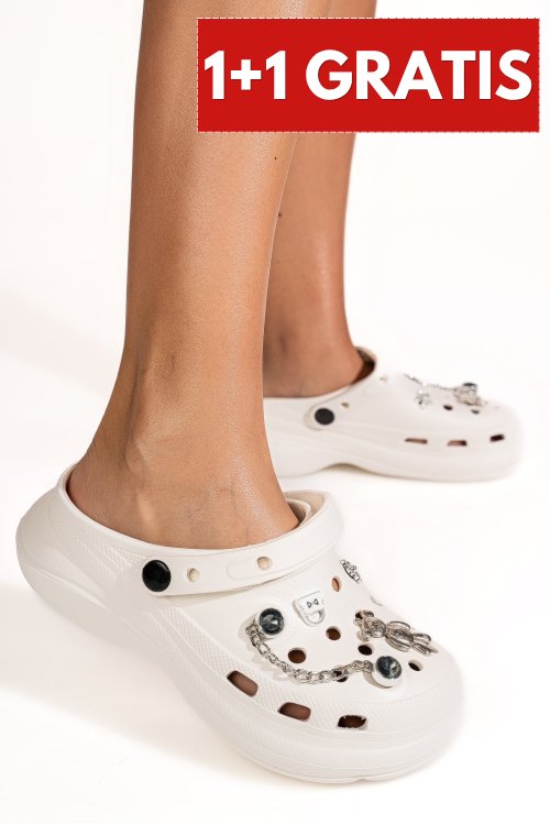 Papuci white 6sp662