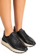 PANTOFI SPORT BLACK PIELE NATURALA ASPN368