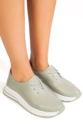 PANTOFI SPORT OLIVE PIELE NATURALA TSP5931