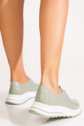 PANTOFI SPORT OLIVE PIELE NATURALA TSP5931