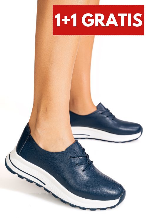Pantofi sport bleumarin piele naturala tsp5931