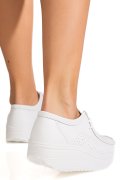 MOCASINI ALBI PIELE NATURALA ASPN388