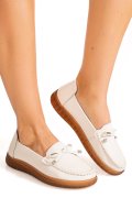 MOCASINI BEJ PIELE NATURALA 7SP2023