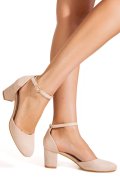 PANTOFI BEIGE SUEDE 2SP681