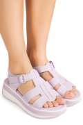 SANDALE MOV PIELE NATURALA FSP001805