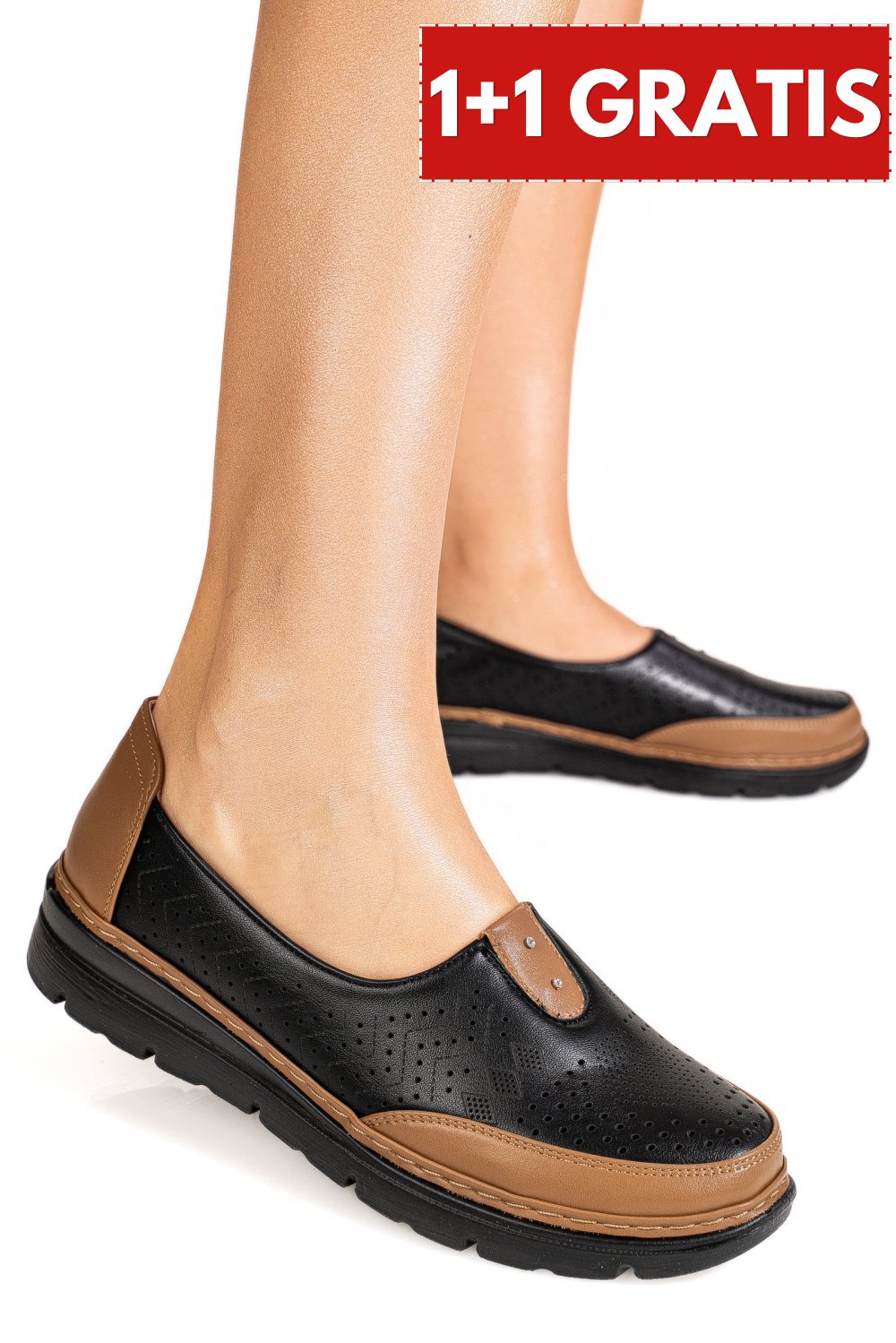 sf　1155530 PANTOFI BLACK COFFEE HSP52 - Superpantofi