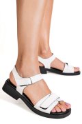 SANDALE ALBE PIELE NATURALA FSP005019