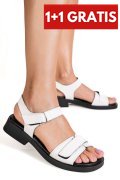 SANDALE ALBE PIELE NATURALA FSP005019
