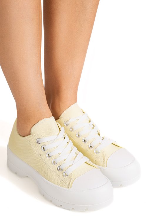 Pantofi sport light yellow ssp038