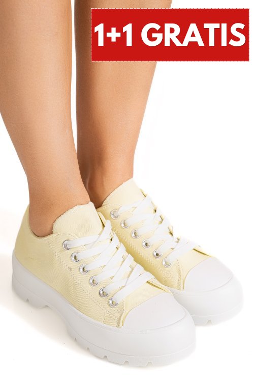 Pantofi sport light yellow ssp038