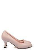 PANTOFI BEJ PIELE NATURALA TSPN6402