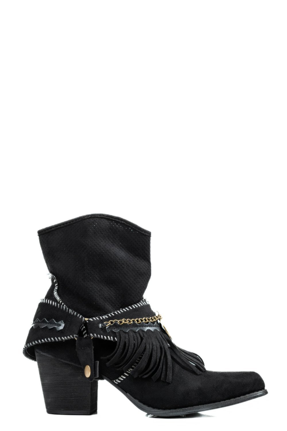 BOTINE NEGRE YBSZ2167 - Superpantofi