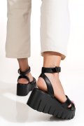 SANDALE BLACK QSPT115