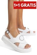 SANDALE ALBE PIELE NATURALA 8PC9779-1