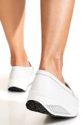 PANTOFI ALBI PIELE NATURALA ASP339