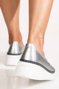 ESPADRILE ARGINTII PIELE NATURALA JSPY6701