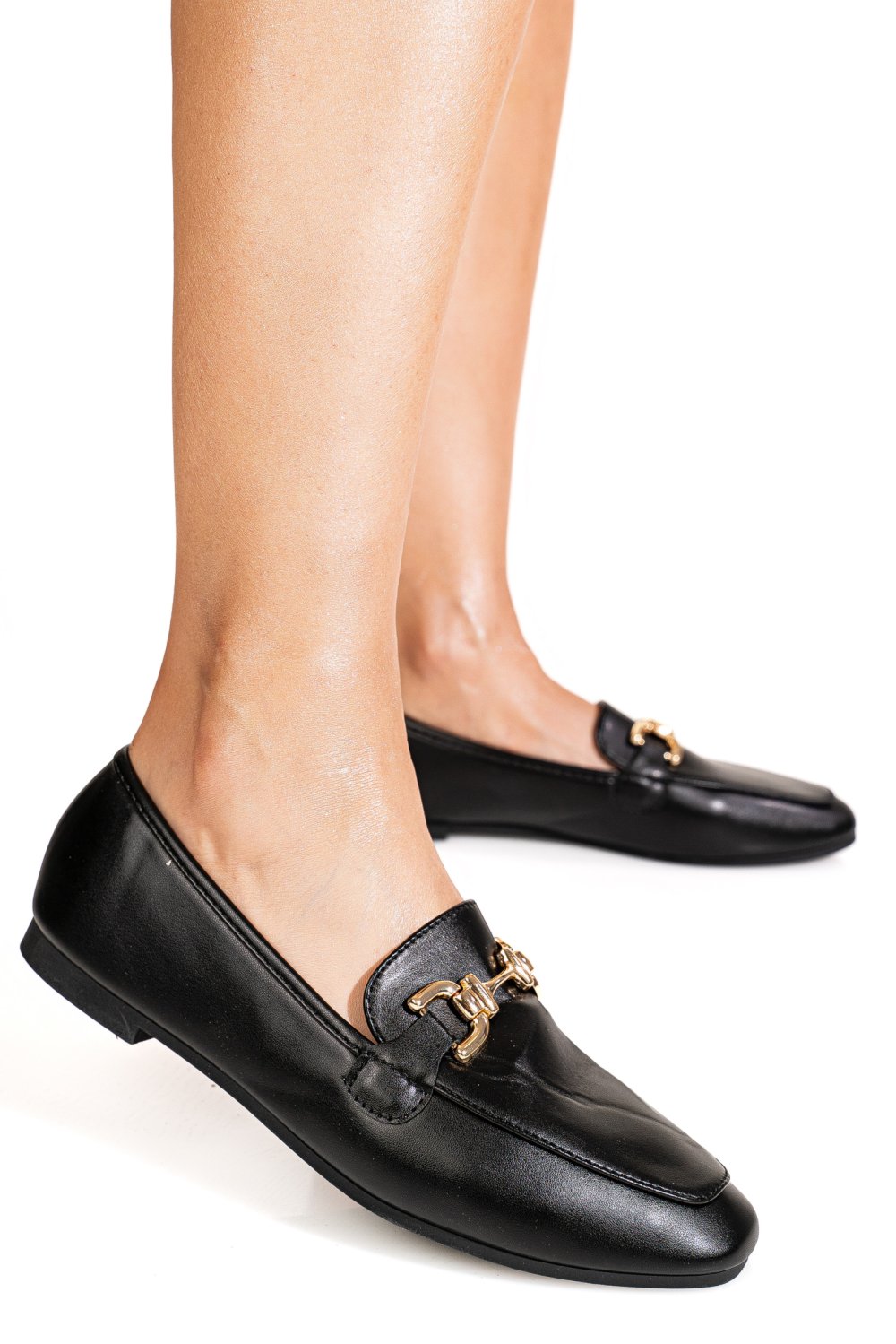 MOCASINI BLACK MSP211 - Superpantofi