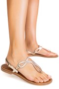 SANDALE FUCHSIA PIELE NATURALA SSPILVIA