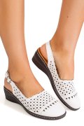 SANDALE ALBE PIELE NATURALA JSPY35825