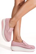MOCASINI PINK PIELE NATURALA ASP522