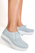 MOCASINI LIGHT BLUE PIELE NATURALA ASP525
