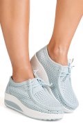 MOCASINI LIGHT BLUE PIELE NATURALA ASP525