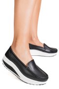 PANTOFI NEGRI PIELE NATURALA ASP339
