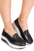 PANTOFI NEGRI PIELE NATURALA ASP339
