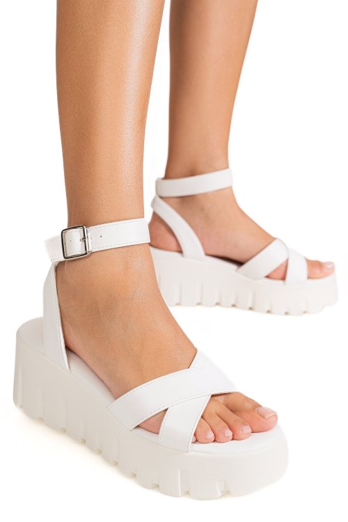 Sandale white qspt115