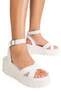 SANDALE WHITE QSPT115
