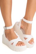 SANDALE WHITE QSPT115