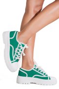 PANTOFI SPORT DARK GREEN DSP989