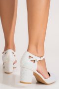 PANTOFI WHITE GLITTER 8SP629