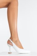 PANTOFI ALBI PIELE NATURALA 1SP722