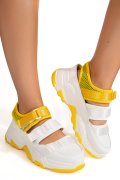 PANTOFI SPORT WHITE YELLOW KSPR-009