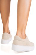 PANTOFI SPORT BEJ PIELE NATURALA INTOARSA FSP002470
