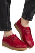 MOCASINI ROSII PIELE NATURALA ZSPB192