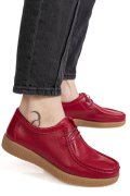 MOCASINI ROSII PIELE NATURALA ZSPB192